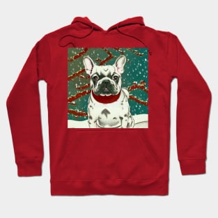 Cutest Merle French Bulldog Christmas Puppy Mom Dad Happiness Hoodie